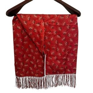 Silk Fringe Scarf